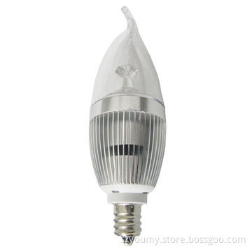 5W LED Candle Light Bulbs Day White Energy Saving E12 Base